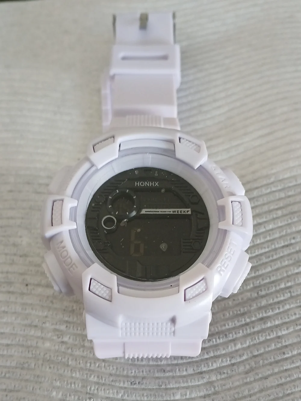 White Digital Sports Watch